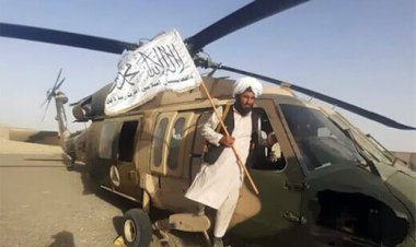 ببینید | سقوط بالگرد طالبان در پایتخت افغانستان