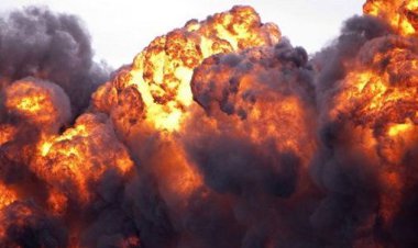 تصاویر اولیه از انفجار خودرو در پمپ بنزین درعراق