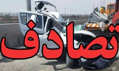 تصادف در خوزستان منجر به فوت یک مادر باردار شد