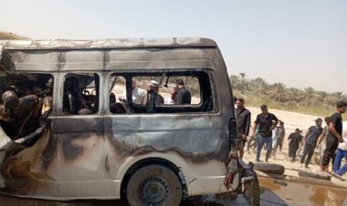 هویت اجساد حادثه آتش سوزی اتوبوس در عراق تا 3 هفته دیگر مشخص می‌شود