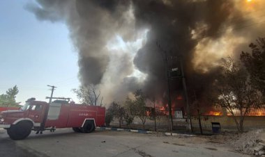 کشتارگاه مرغ آنامیس میناب در آتش سوخت
