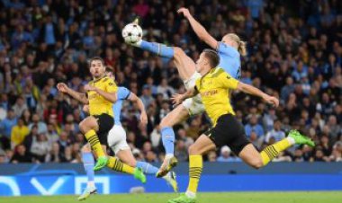 ببینید؛ سوپرگل هالند / Manchester City 2-1 Dortmund
