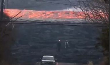 ویدیویی شگفت‌انگیز از حرکت گدازه با سرعت باورنکردنی