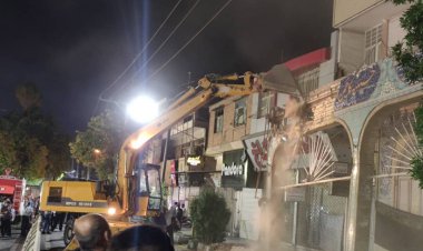 ستون ناپایدار حسینیه کاظمین دزفول ایمن‌سازی شد