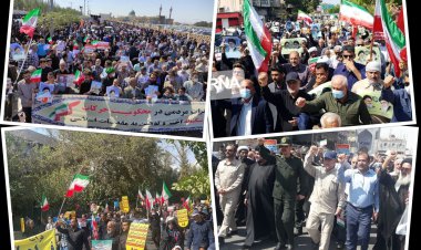 راهپیمایی مردم ایران علیه آشوب و ناامنی