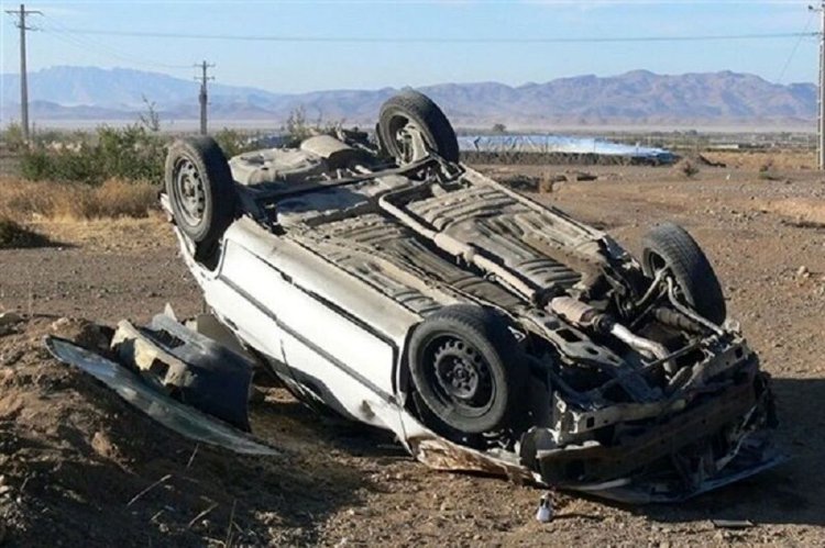 واژگونی مرگبار خودروی حامل زائران حسینی در اندیمشک