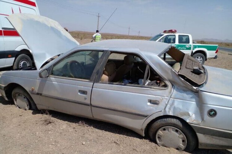 برخورد پژوپارس و پراید در محور خرمشهر- اهواز با یک کشته