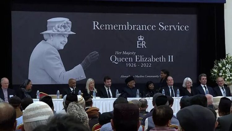 مراسم یادبود ملکه الیزابت در بزرگترین مسجد لندن برگزار شد