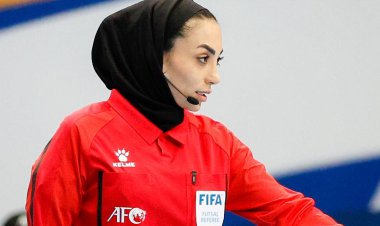 ببینید | داور زن شیرازی قاضی دیدار رده بندی جام ملت‌های آسیا