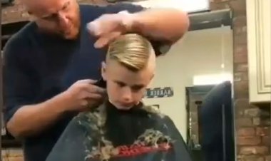 فیلم| ترسناک‌ترین شوخی تاریخ؛ آرایشگر مشتری را تا مرز سکته برد!