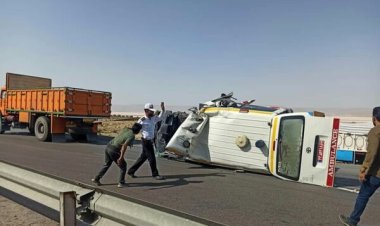 تصادف آمبولانس با اتوبوس در هرمزگان