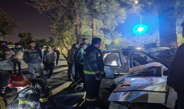 تصادف مرگبار خودروی سواری در بلوار مدرس شیراز