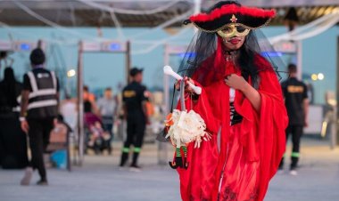 عکس| جشن هالووین در ریاض عربستان!