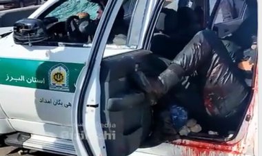 ببینید| حمله افراد مسلح به پلیس و شهادت یک بسیجی در کرج