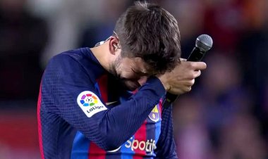 شب وداع  پیکه با پیراهن بارسا