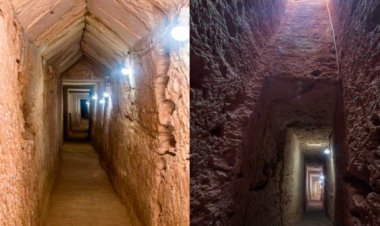 کشف تونلی که شاید به «کلئوپاترا» برسد