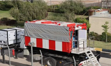 تحویل یک دستگاه برج مراقبت پرواز سیار به فرودگاه شیراز