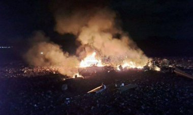 فیلم| حریق  در اطراف تاسیسات هسته‌ای رژیم صهیونیستی