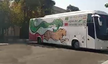 فیلم| ورود کاروان تیم ملی به نهاد ریاست‌جمهوری