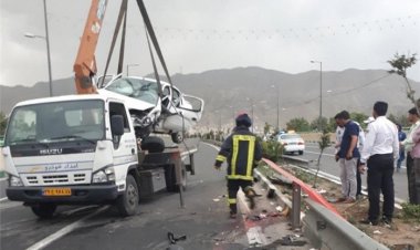 تصادف پراید با پل ۴ قربانی گرفت   