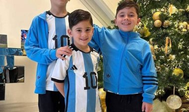 پسران لیونل مسی برای تماشای جام جهانی وارد دوحه شدند