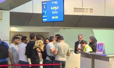 اولین پرواز هواداران تیم ملی از کیش به دوحه برقرار شد