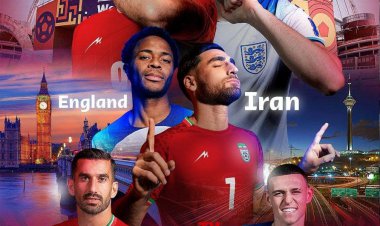 پوستر رسمی فدراسیون فوتبال برای بازی امروز مقابل انگلیس