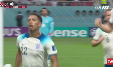 گل اول انگلیس به ایران توسط جود بلینگام