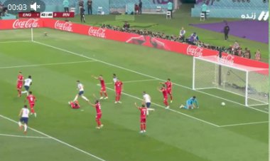 گل سوم انگلیس به ایران توسط استرلینگ