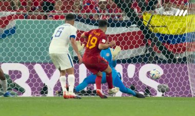 گل ششم اسپانیا به کاستاریکا