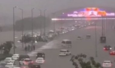 فیلم | سیلاب در شهر بندری جده عربستان