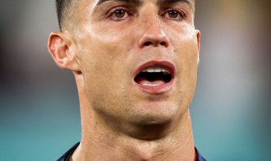 اشک‌های رونالدو در هنگام پخش سرود ملی