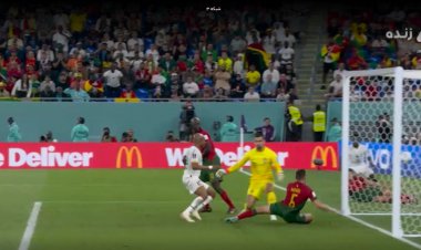 گل اول غنا به پرتغال توسط آندره آیو