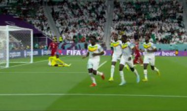 گل سوم سنگال به قطر توسط بابما دینگ