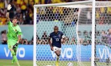 گل اول اکوادور به هلند توسط انر والنسیا