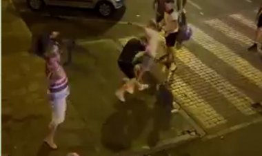 ببینید| درگیری شدید میان هواداران انگلیس و ولز در شب گذشته