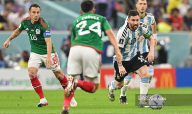 گل اول آرژانتین به مکزیک |  شوت سرکش  مسی