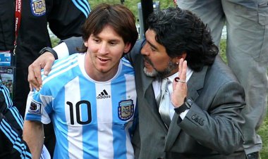 مسی به رکورد مارادونا رسید