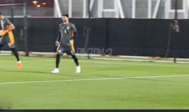 فیلم| بیرانوند بدون نقاب در تمرین تیم ملی