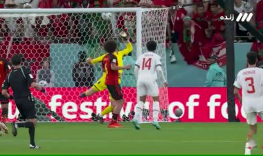 گل دوم مراکش به بلژیک