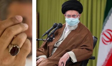 انگشتر رهبر معظم در دیدار با بسیجیان در دستان مجری بدون تعارف    