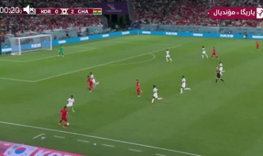 گل اول کره‌جنوبی به غنا توسط چو کیو سونگ