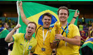 مسیرهای منتهی به ورزشگاه 974 در تسخیر هواداران برزیل