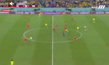 گل اول برزیل به سوئیس توسط وینیسیوس جونیور که VAR رد کرد