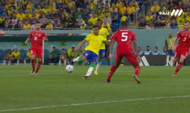 گل  برزیل به سوئیس