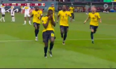 گل اول اکوادور به سنگال توسط کایسدو