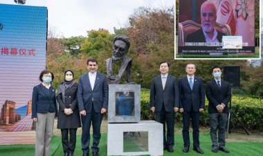 نصب مجسمه سعدی در نانجینگ