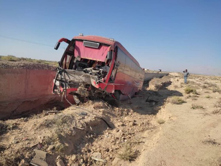 واژگونی اتوبوس در جاده بندرلنگه- بندرعباس یک کشته برجای گذاشت