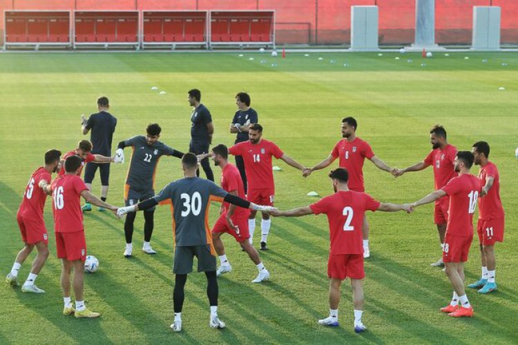 تصاویری از تمرین تیم ملی ایران پیش از بازی با تونس    
