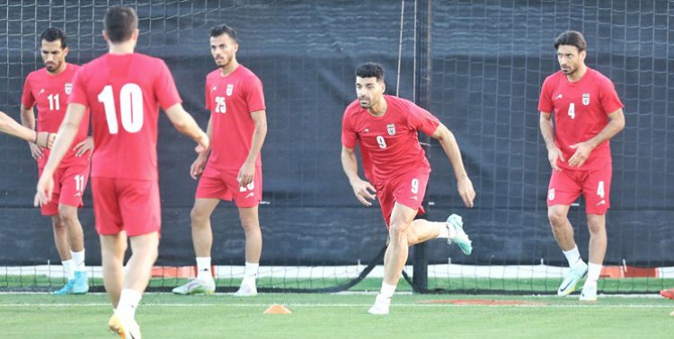 اعلام زمان آخرین تمرین ایران قبل از بازی با انگلیس